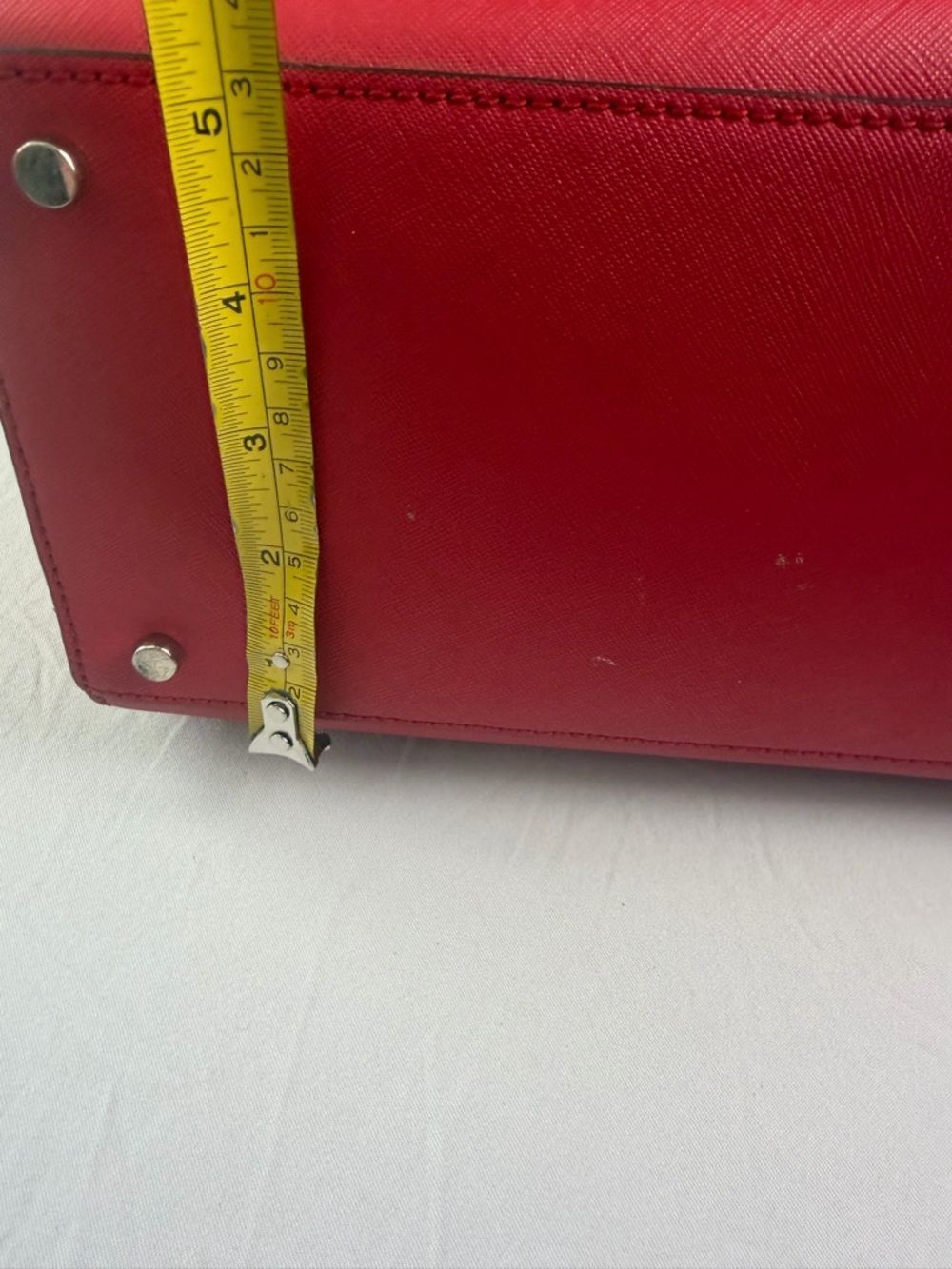 Kate Spade Reiley Red Laurel Way Satchel chili red EUC - Picture 10 of 10